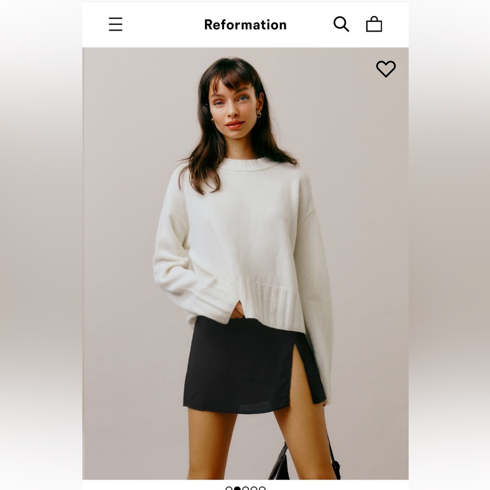 Reformation Margot skirt NWOT